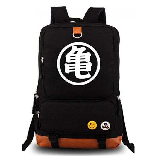  Gumstyle Anime Dragon Ball Luminous Large Capacity School Bag Cosplay Backpack Black and Blue