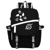 Gumstyle Naruto Anime Cosplay Luminous Laptop Backpack Rucksack Schoolbag Book Bag Unisex Student Black