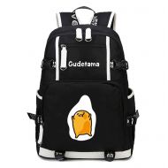 Gumstyle Gudetama Cartoon School Bag Backpack Shoulder Laptop Bags for Boys Girls Students Black 15