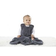 Gunamuna Gunapod Sleep Sack Unisex Fleece Wearable Blanket Baby Sleeping Bag, Charcoal Grey