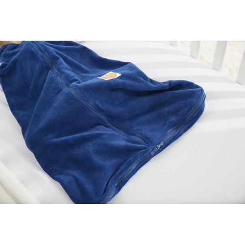  Gunamuna Gunapod Sleep Sack Unisex Fleece Wearable Blanket Baby Sleeping Bag, Charcoal Grey
