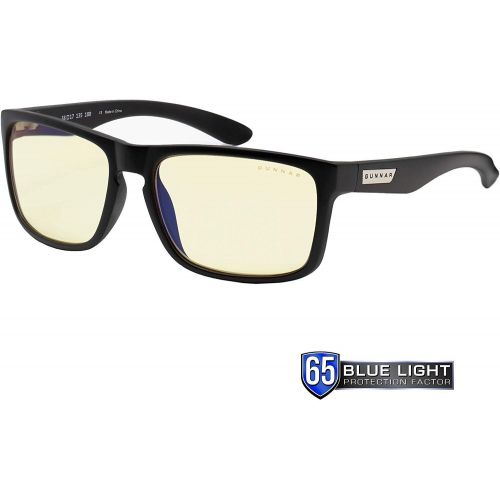  [아마존 핫딜] [아마존핫딜]By Gunnar Optiks Gaming Glasses | Blue Light Blocking Glasses | Intercept/Onyx by Gunnar | 65% Blue Light Protection, 100% UV Light, Anti-Reflective To Protect & Reduce Eye Strain & Dryness