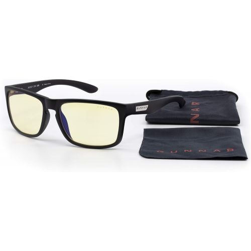  [아마존베스트]By Gunnar Optiks GUNNAR Gaming and Computer Eyewear /Intercept, Amber Tint - Patented Lens, Reduce Digital Eye Strain, Block 65% of Harmful Blue Light