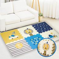 [아마존베스트]Gupamiga Baby Play mat Kids Puzzle Exercise Play Mat for Floor Crawl mat for Baby with XPE Foam Thicking 0.8in