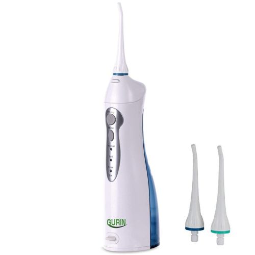  Gurin Professional Rechargeable Oral Irrigator Water Flosser with High Capacity Water Tank