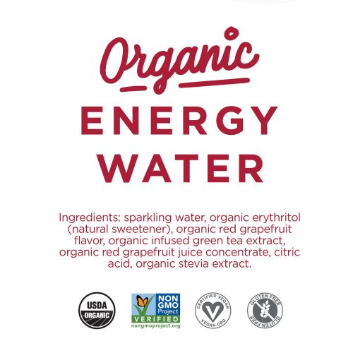  Guru GURU Organic Naturally Caffeinated Sparkling Water with Green Tea Infusion, Sugar Free, Zero Calorie,...