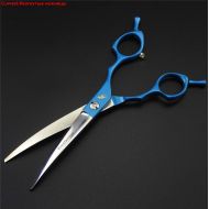Gutdghyrsk 6.5Inch Colorful Professional Pet Scissors Cutting Thinning Curved Cat Dog Grooming Scissors Right Left Hand Shears