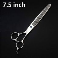 Gutdghyrsk 7.5 Inch Japan 440C Professional Pet Scissors Dog Cat Pets Grooming Thinning Shears Scissors Shears Kit