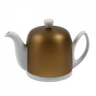 Salam White 6 Cup Teapot with Bronze Cover 33oz. By Guy Degrenne