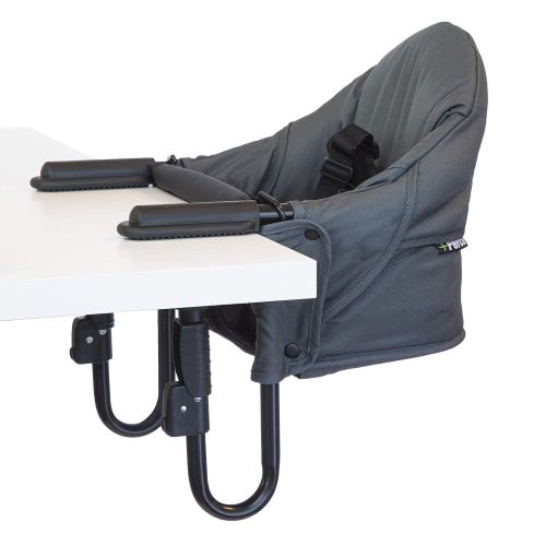  Guzzie guzzie+Guss Perch Clip On Table Chair  Easy and Secure Setup for Travel (Including Restaurants, Picnics), at Home (Kitchen Islands, Dining Tables) with Machine Washable Fabric, Ch