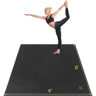 Gxmmat Large Yoga Mat 72x 48(6x4) x 7mm for Pilates Stretching Home Gym Workout, Extra Thick Non Slip Anti-Tear Exercise Mat