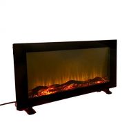 GXP 42 Wall-Mounted Electronic Fireplace 10 Colors LED Flames with Remote Control