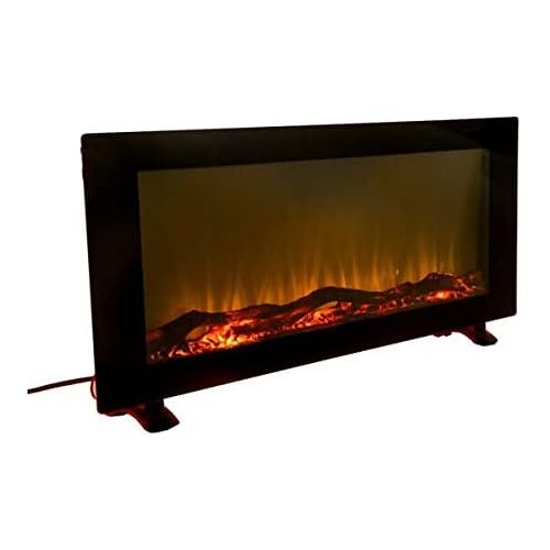  GXP 42 Wall-Mounted Electronic Fireplace 10 Colors LED Flames with Remote Control