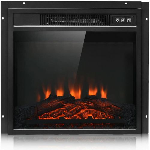  GXP 18 Electric Fireplace Freestanding &Wall-Mounted Heater Log Flame Remote 1400W