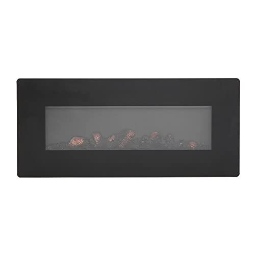  GXP 42 Inch 1400W Wall Hanging Fireplace Fake Wood Heating Wire with Remote Control