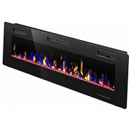 GXP 42 inch Recessed and Wall Mounted Fireplace,Low Noise, Fit for 2 x 6 and 2 x