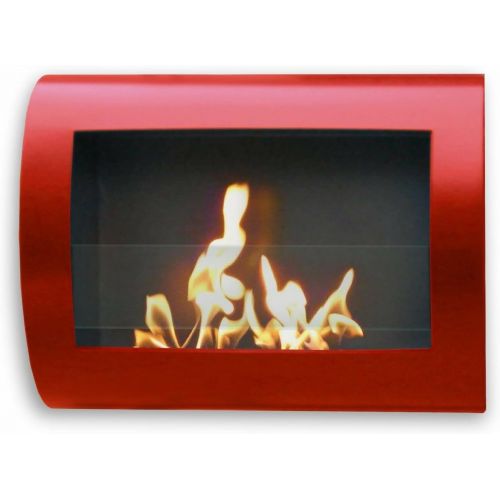  GXP Firepalce - Red Model, Wall Mount Bio-Ethanol Fireplace