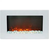 GXP 30 Wall Mount Electronic Fireplace with Crystal Rocks