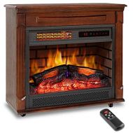 GXP Electric Fireplace Mantel Heater 27 Freestanding Wooden Infrared Quartz 1500W