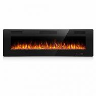 GXP 50 Inch Electric Fireplace in-Wall Recessed and Wall Mounted