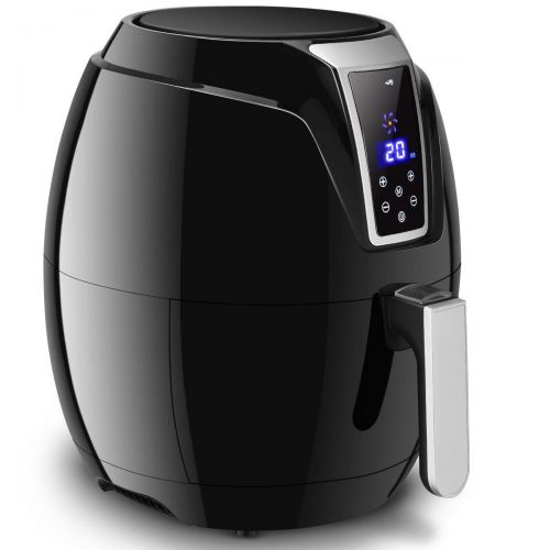  Gymax Electric Air Fryer 3.4Qt 1400W Oil-less Free Temperature and Time Control