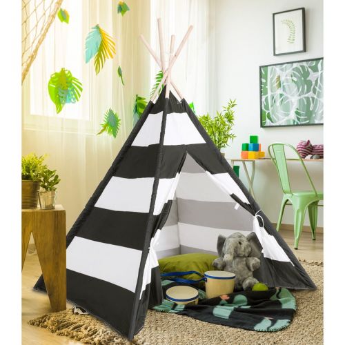  Gymax 5 Indian Play Tent Teepee Children Playhouse Sleeping Dome Portable Carry Bag