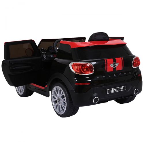  Gymax Black Electric MINI PACEMAN Kids Ride On Car Licensed RC Remote Control MP3
