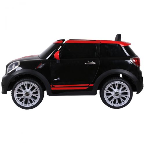  Gymax Black Electric MINI PACEMAN Kids Ride On Car Licensed RC Remote Control MP3