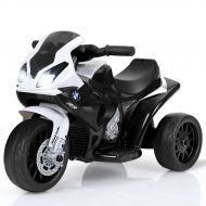 Gymax Kids Ride On Motorcycle BMW Licensed 6V Electric 3 Wheels Bicycle w Music&Light