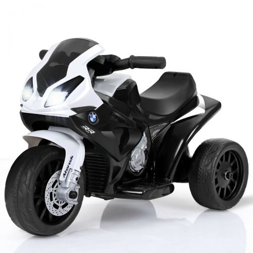  Gymax Kids Ride On Motorcycle BMW Licensed 6V Electric 3 Wheels Bicycle w Music&Light