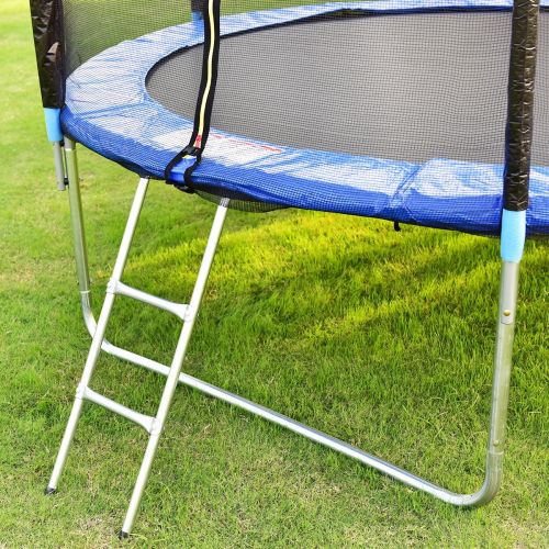  Gymax 10 FT Trampoline Combo Bounce Jump Safety Enclosure Net WSpring Pad Ladder
