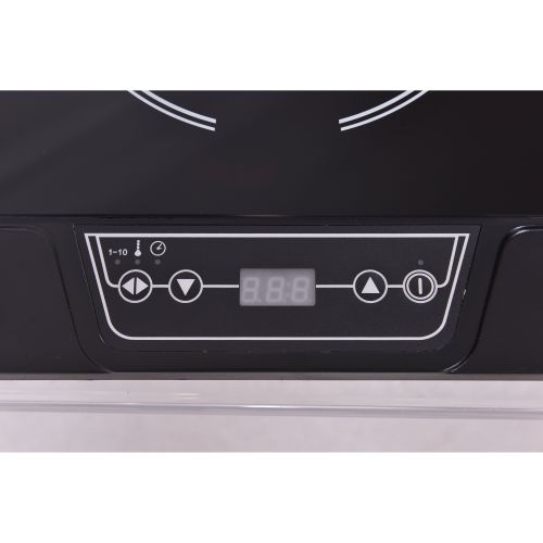  Gymax New Portable Single Burner Digital Hot Plate Electric Induction Cooker 1800W - as pic
