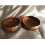 /GypsyHippieMermaids Vintage monkey pod bowls | set of 2 | mid-century | salad bowls