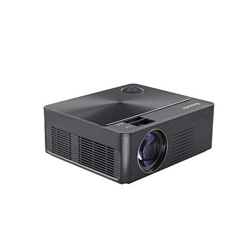  6200 Lumens 1080p Projector, Gzunelic Home Theater Full HD Projector ,80,000 Hours LED Lamp Video Proyector Built in 2 HI-FI Stereo Speakers with 2 HDMI USB AV VGA Audio Connection