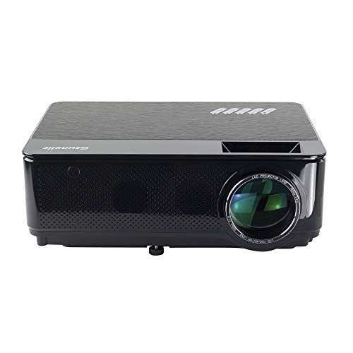  Gzunelic Real 8500 lumens Real Native 1080p LED Video Projector ± 50° 4D Keystone X / Y Zoom 8000:1 Contrast Built in HI-FI Stereo Sound Box Full HD Home Theater Proyector