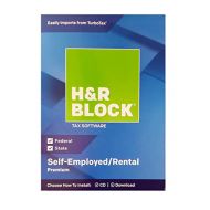 H&R Block Premium 2018 Self-Employed/Rental Property Owners Tax Software, Traditional Disc