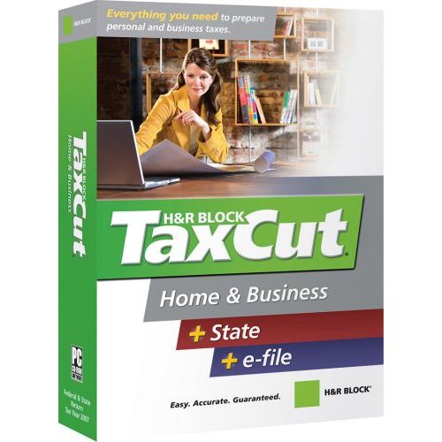  H&R Block TaxCut 2007 Home & Business + State + e-file [OLD VERSION]