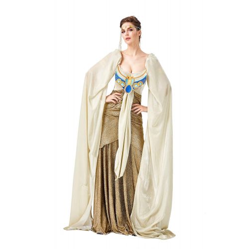  H&ZY Women Kids Halloween Ancient Egypt Cleopatra Princess Costume Dress Cosplay Long Dresses