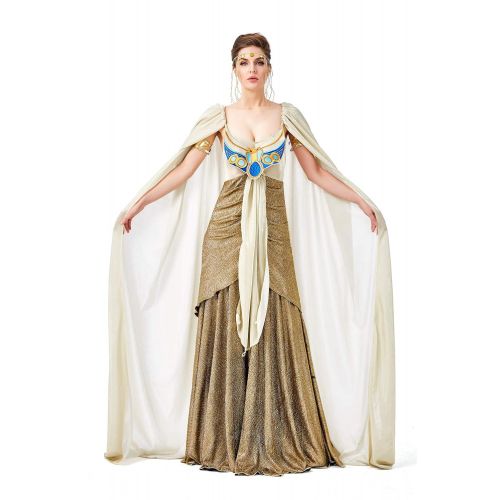  H&ZY Women Kids Halloween Ancient Egypt Cleopatra Princess Costume Dress Cosplay Long Dresses