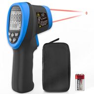 H HOLDPEAK HOLDPEAK Infrared Thermometer Gun Non-Contact IR Thermometer High Temperature T -58℉~2732℉(-50℃~1500℃) with Data Hold & Adjustable Emissivity for Forge Melting Blue