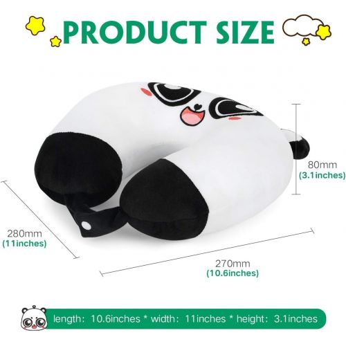  [아마존베스트]H HOMEWINS Travell Pillow for Kids Toddlers-Soft Neck Head Chin Support Pillow,Cute Animal,Comfortable in Any Sitting Position for Airplane,Car,Train,Machine Washable,Children Gift