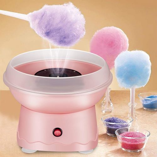  Cotton Candy Machine for Kids,H HUKOER Candy Cotton Maker,Food Grade Splash-Proof Plate, Efficient Heating, One-button Start, Homemade Sweets for Parties,Gifts for Birthday Parties