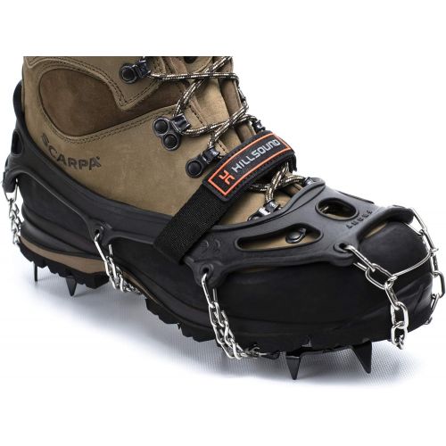  [아마존베스트]H Hillsound Hillsound Trail Crampon - Ice Traction Device/Crampons, 11 Carbon Steel Spikes, 2 Year Warranty