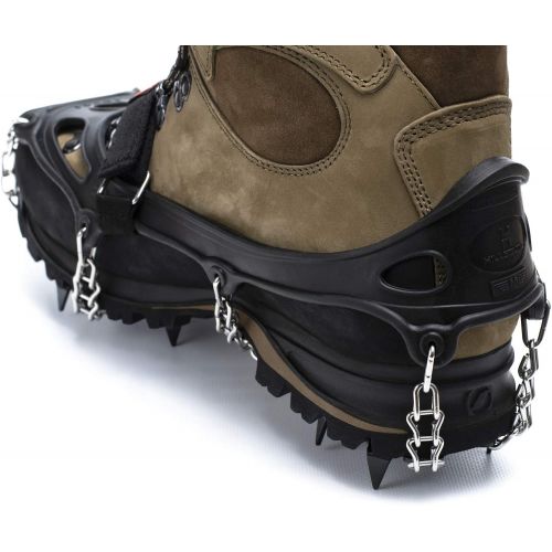  [아마존베스트]H Hillsound Hillsound Trail Crampon - Ice Traction Device/Crampons, 11 Carbon Steel Spikes, 2 Year Warranty