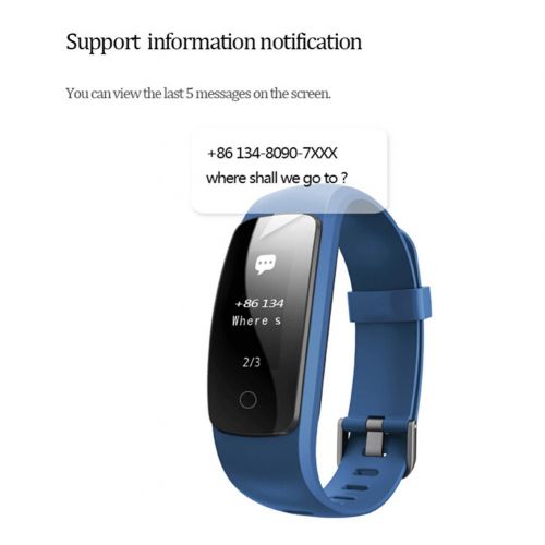  H-COME Fitness Tracker, H-Come 107Plus HR watches,IP67 Waterproof Touch screen Bluetooth Activity Tracker-Support Heart Rate Monitor/14 Sports Mode / Breathing Guidance/AAP: VeryFitPro/AN