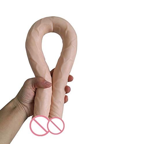  H-WN0424 Hot Double Massagers Super Long 57 * 4cm Flexible Soft Massagerss and Ended Dong