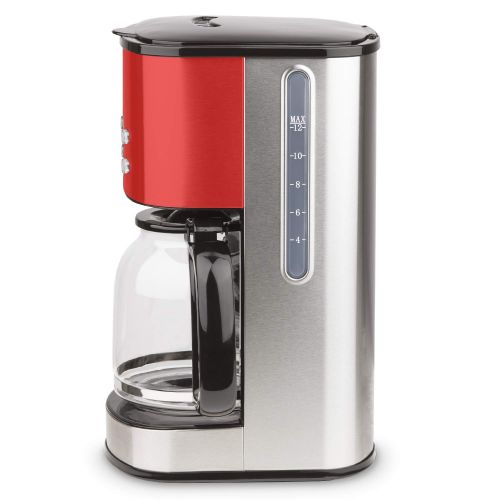  H.Koenig MG30 Kaffeefiltermaschine / 12-20 Tassen / 1,5 L / LCD Bildschrim / programmierbar / rot