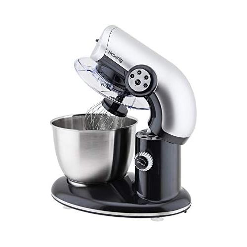  H.Koenig KM80 Stand Mixer, 1000 Watt, Black