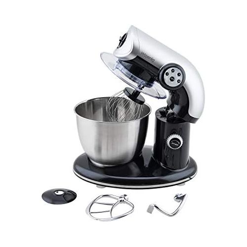  H.Koenig KM80 Stand Mixer, 1000 Watt, Black