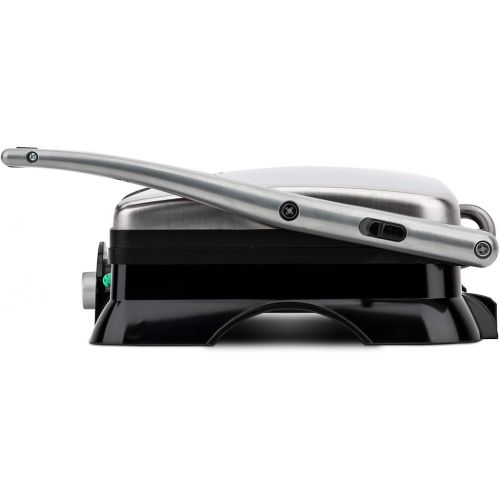  [아마존베스트]H.Koenig GR20 Contact Grill, Fully Hinged, metallic